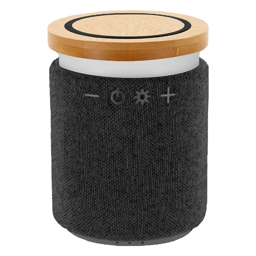 Bežični zvučnik, 5W i bežični punjač, 15W, sa RGB svetlom