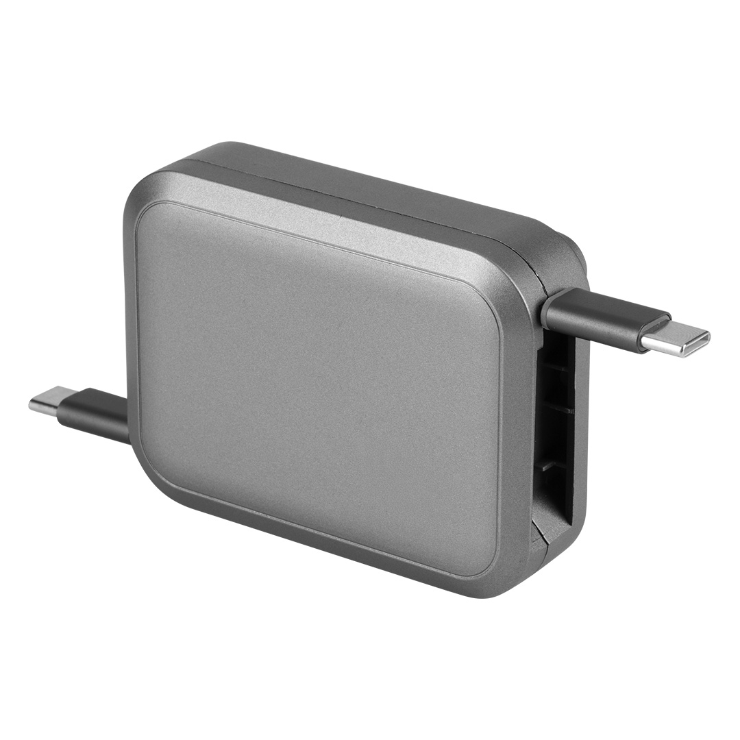 Type-C kabl za punjenje i prenos podataka, sa držačem za mobilne uređaje, 6 u 1, 100W